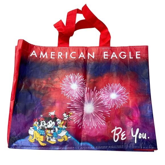 American Eagle Disney Reusable Tote Bag Shopping 19 X 16 - Picture 1 of 4
